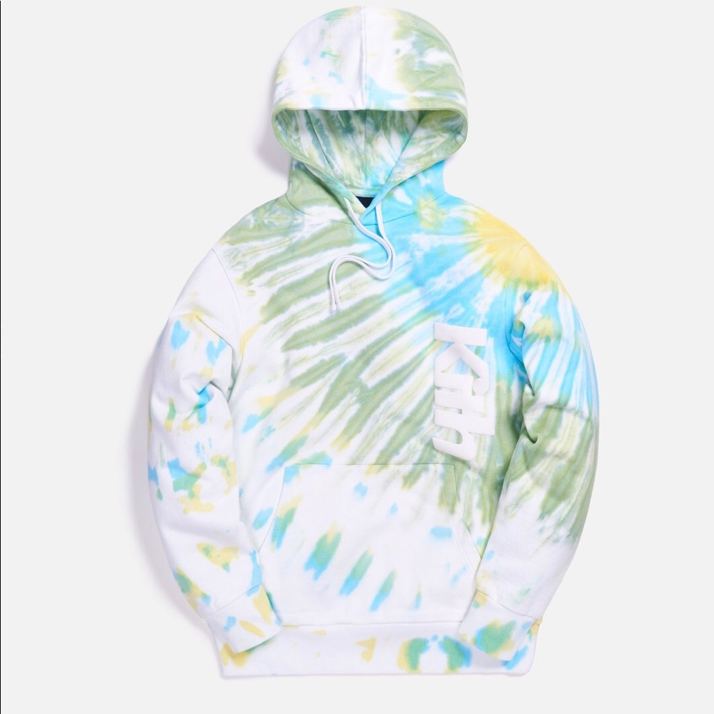 KITH Tie Dye Williams I Hoodie Green